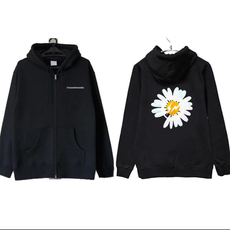 

BIGBANG Kpop GD Sweatshirt Zipper Hooded Coat Fleece Fashion Men Women Student Spring Autumn Harajuku Hoodies