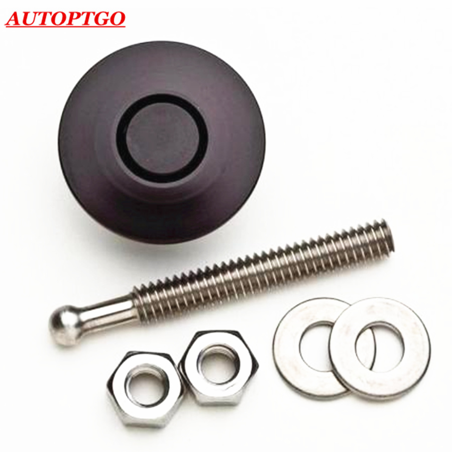 Auto Car Truck Suv modifié 1.25" Pare-chocs de capot goupille de verrouillage Bouton clip Push Quik Loquet Mini rapide Loquet Fastener