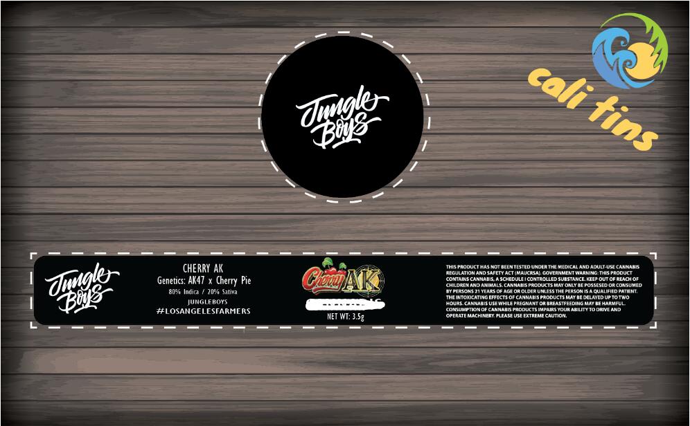 

12flavors Jungle Boys Tin Press tin Presstin Labels Stickers 100ml