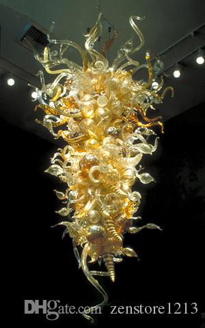

Custom Made Blown Glass Chandelier Light CE UL Certificate Murano Style Modern Art Glass LED Chandelier for Living Room Decor