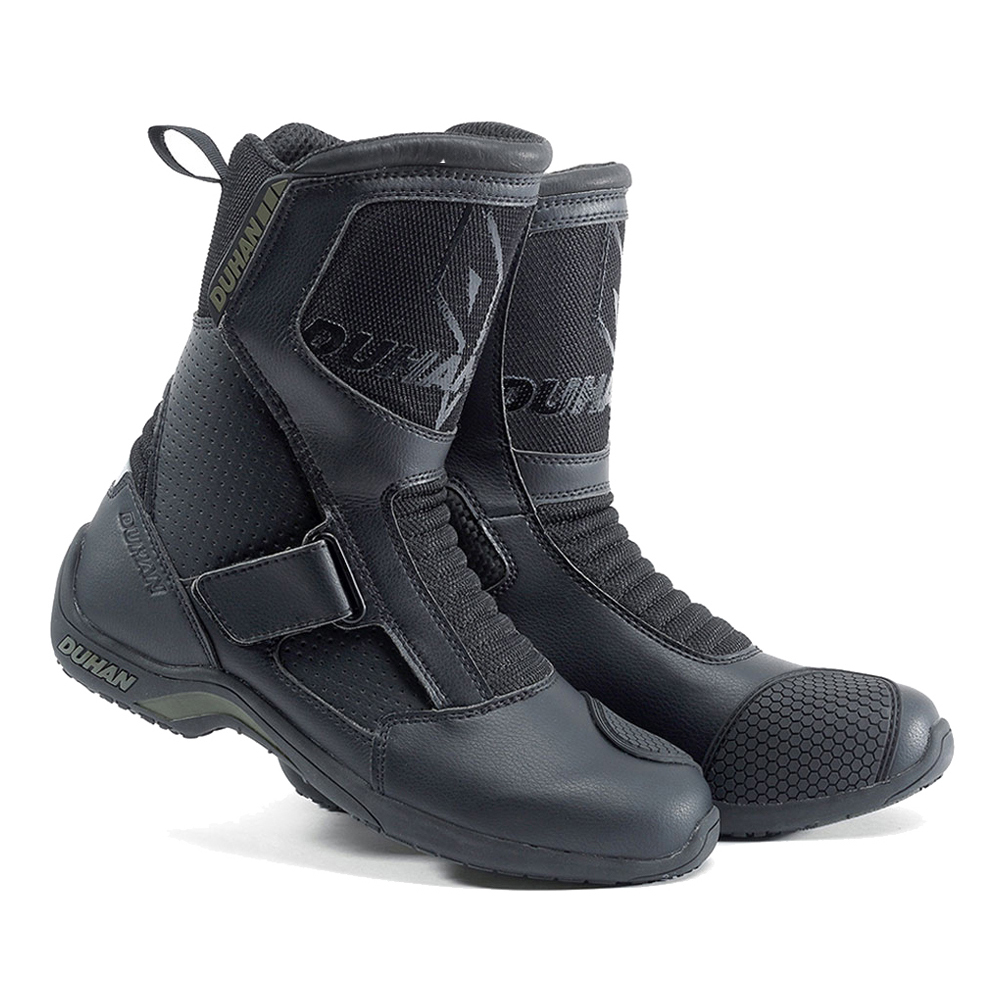 

Motorcycle Boots Motorcycle Shoes Motorcycle Road Racing Bota Motociclista Moto Motocross Riding Boots for Men, Black