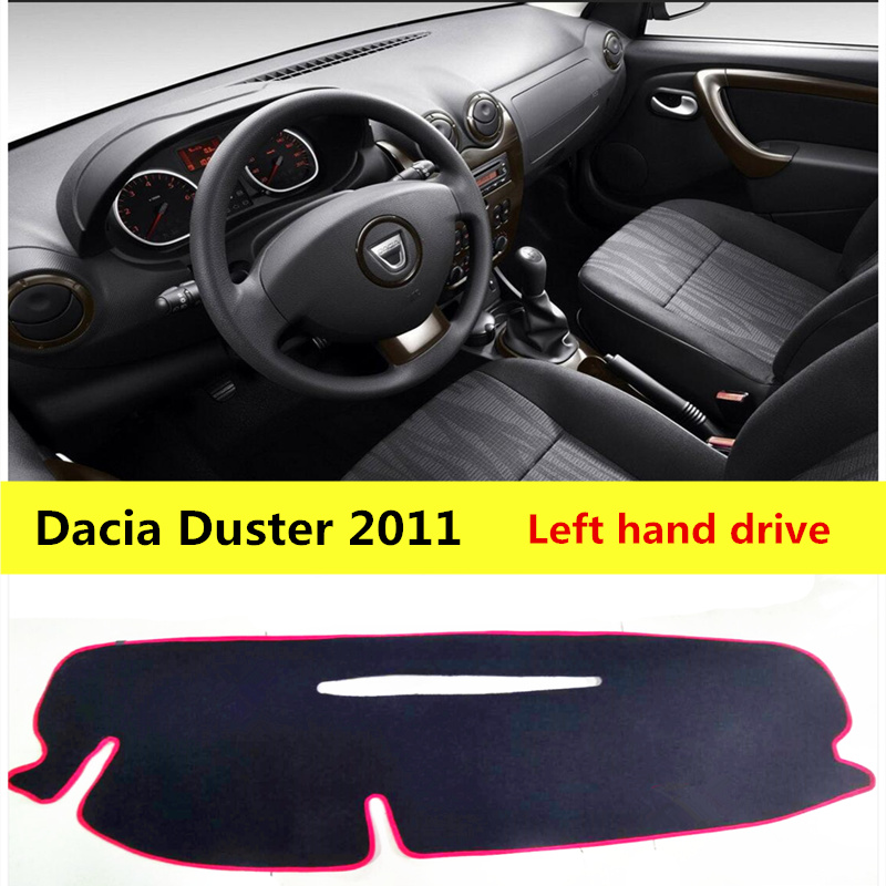 Voiture couverture Ces activités consistent pad anti-poussière de tableau de bord pour Dacia Duster 2011 route de la main gauche tableau de bord