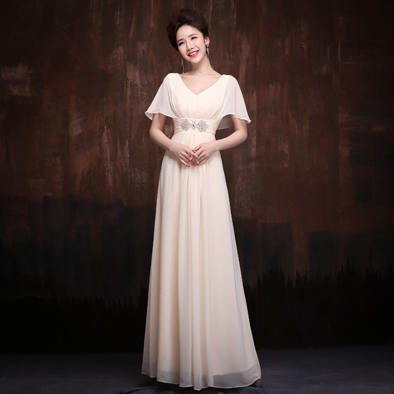 

Size 2020 new European and American banquet show thin annual meeting show host evening dress dress autumn and winter, Black