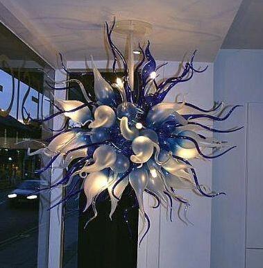 

High Quality Lamps Beautiful LED Crystal Chandeliers Flower Italian Style Home Art Decoration Hand Blown Glass Chandelier Lighting