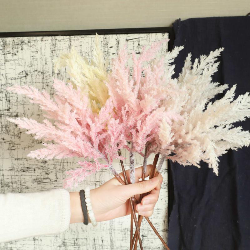 

New bride wedding manufacturers artificial flowers green plants home party table decor flower branch INS fake Christams tree, 03