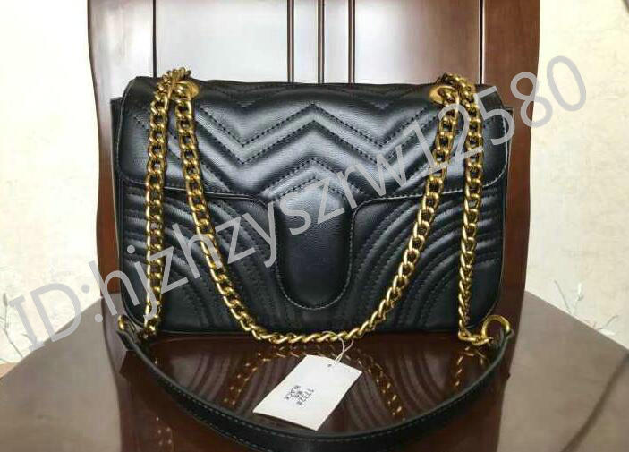 

Hot good quality Marmont Shoulder Bags Women Chain Crossbody Bag Handbags New Designer Purse Female Leather Heart Style Message Bag #0377, White