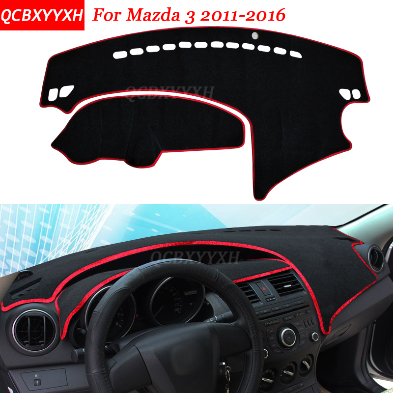 

Car Styling Dashboard Avoid Light Pad Polyester For 3 2011-2016 Instrument Platform Desk Cover Protective Mats