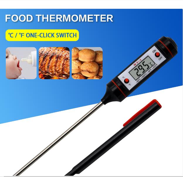 Kitchen oil thermometer kitchen barbecue baking temperature measurement electronic food thermometer-image-538334774