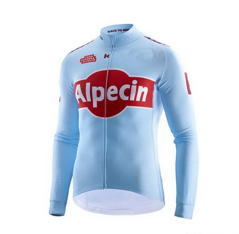 

SPRING SUMMER ONLY CYCLING JACKETS CLOTHING LONG JERSEY ROPA CICLISMO 2019 KATUSHA ALPECIN PRO TEAM SIZE:-4XL, Blue
