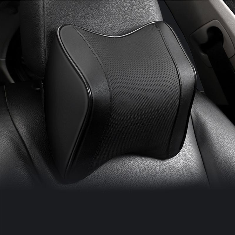 

Car Seat Head Neck Rest Memory Auto Pillow Headrest Leather Back Seat Pillow Car Chair Cushion Accessories