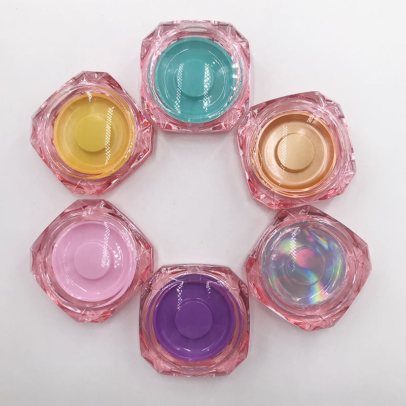 

Wholesale pink transparent eyelash box 25mm27mm eyelashes