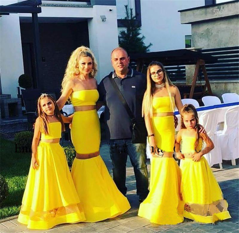 mother daughter matching wedding dresses