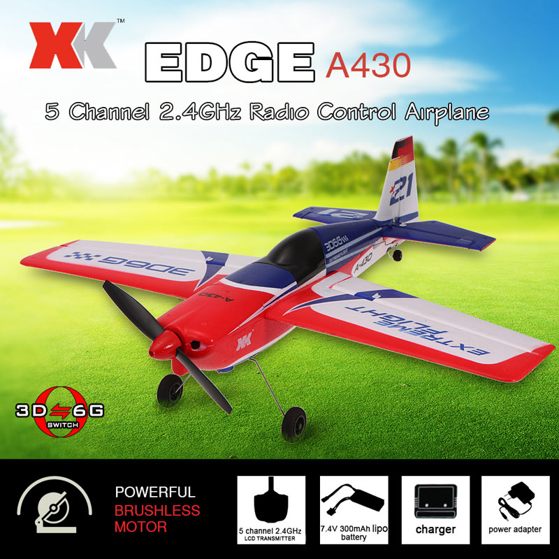 Avião Planador Controle Remoto Espuma 3.5 Su 35 Rc Ch 2.4g