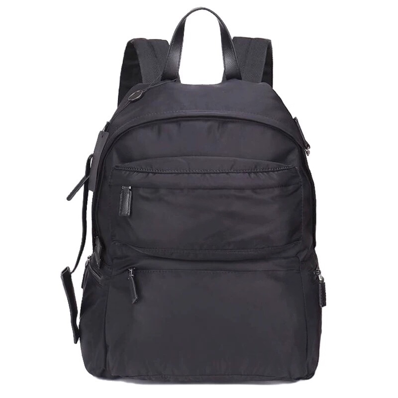 

wholesale Notebook back pack fashion back pack waterproof laptop shoulder bag handbag presbyopic package messenger bag parachute fabric, Black