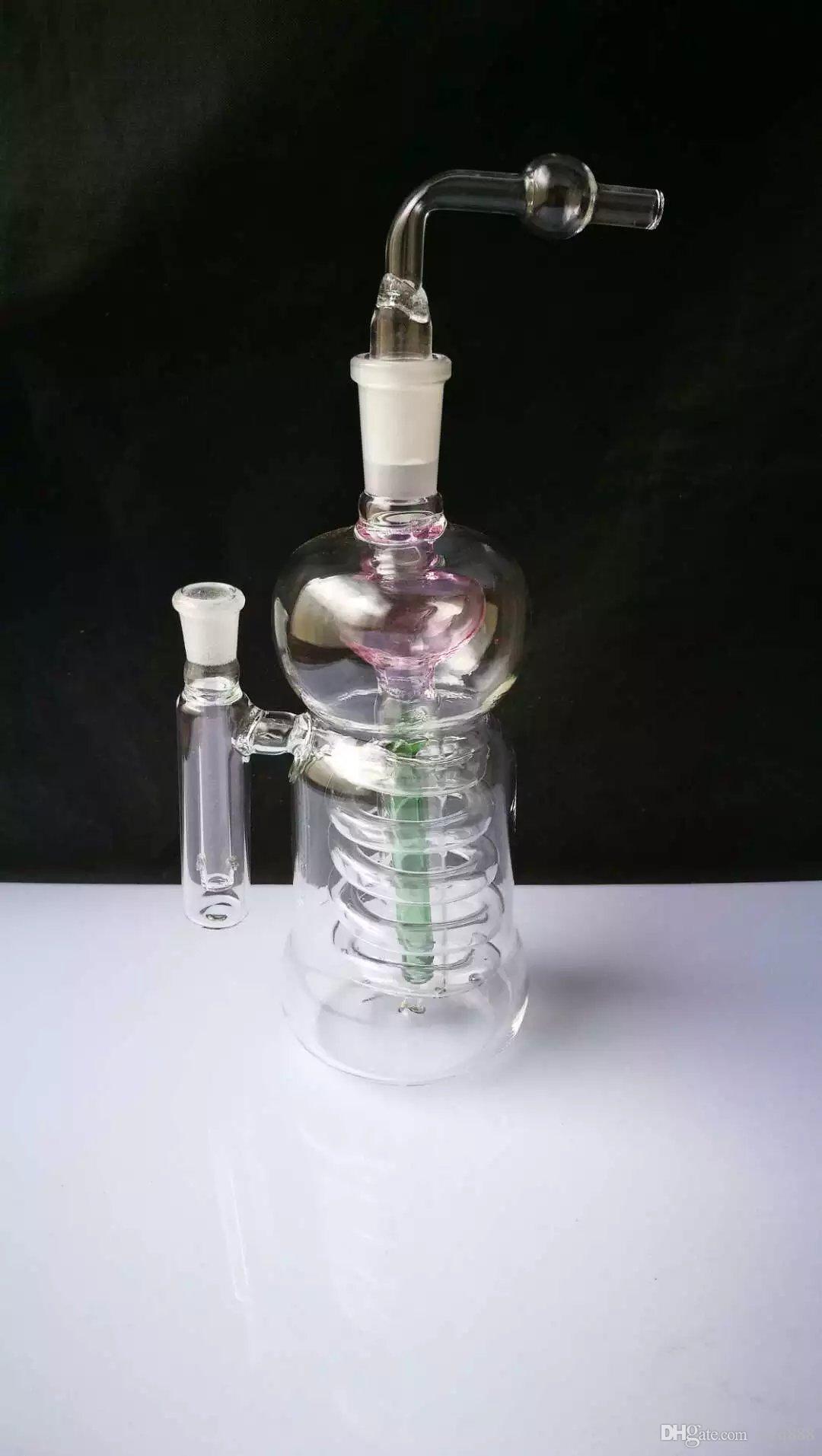 

Plug gourd dish silk hookah Wholesale Glass bongs Oil Burner Glass Water Pipes Oil Rigs Smoking Free