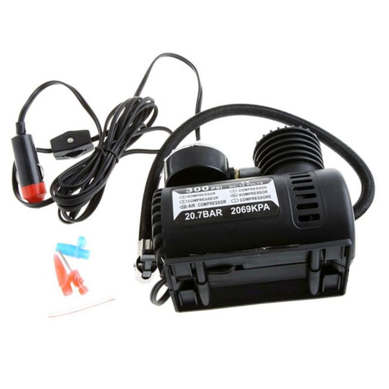 

MINI Portable Car/Auto Air Compressor 12V Electric Tire Infaltor Pump 300 PSI