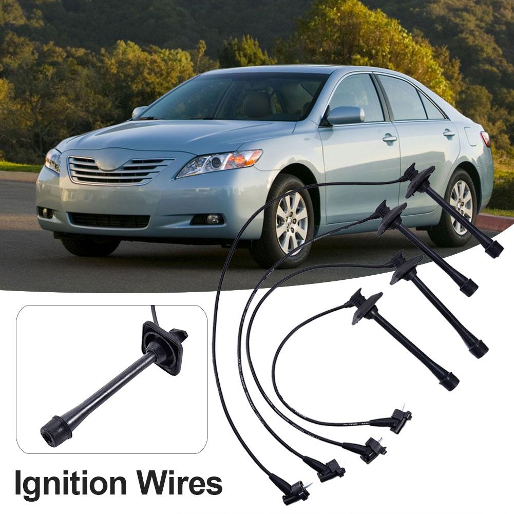 

Ignition Wires 4 High Voltage Ignition Lines Durable Car Accessories