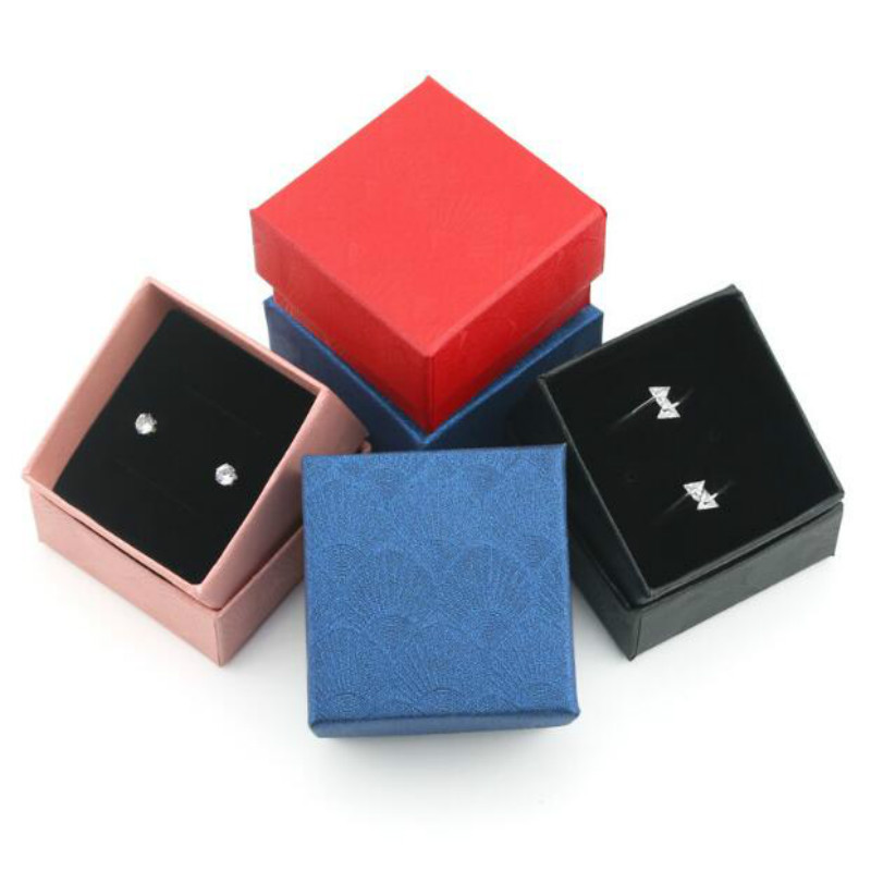 

Fashion Jewelry Paper Box Ring Earrings Necklaces Box Jewelry Packaging Tray for Women Gifts 19112301