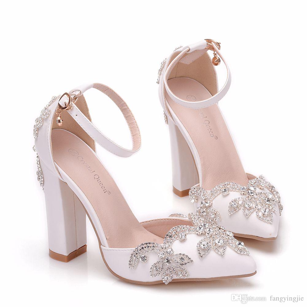 rhinestone wedges for wedding