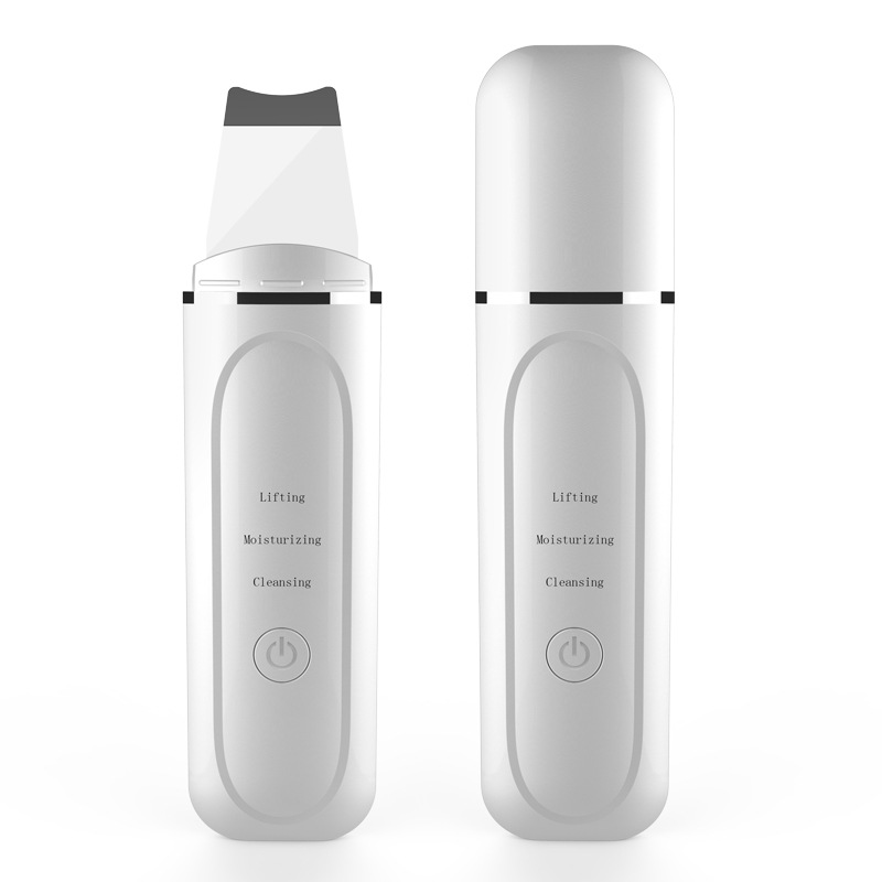

Ultrasonic Skin Scrubber Deep Face Cleaning Machine Gentle Blackhead Remover Facial Cleaner Spatula Face Lifting Massager