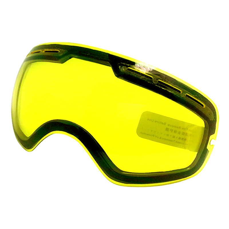 

Ski Goggles Lens UV400 Ski Snowboard Glasses Lens Brightening For Weak Light Cloudy For GOG-201/S-3100 (Only Lens