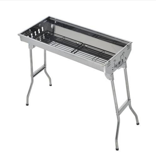 Free shipping Wholesales 2019 35 Inch Stainless Steel Portable Folding Charcoal BBQ Grill-image-456842622