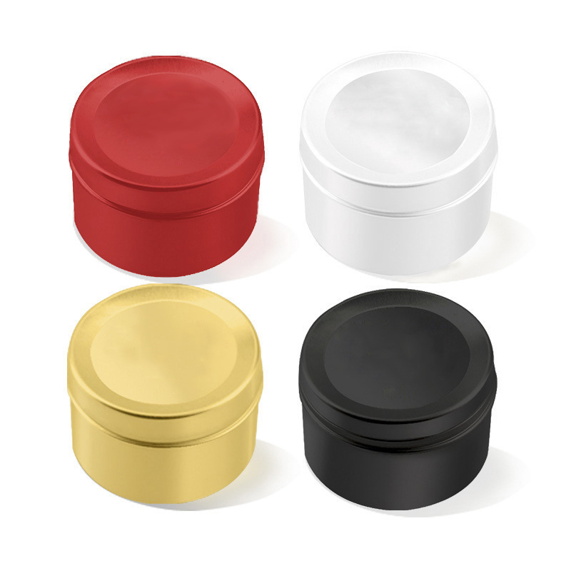 50 ML Mini Tin Thé Boîte de rangement ronde metal case Wedding Favor Organisateur Récipient