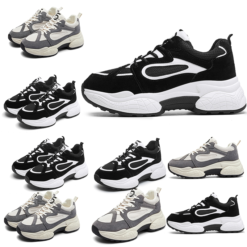 

athletic style women running shoes triple white black grey mesh comfortable breathable sports designer sneakers size 35-40, B1