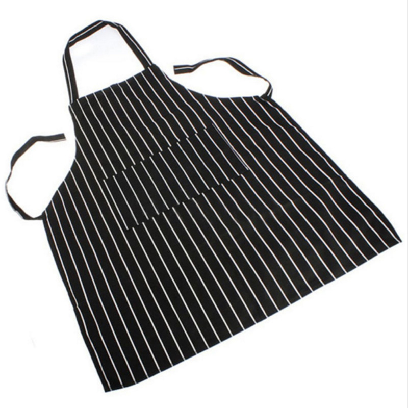 

Trendy Striped Apron for Men and Women An Apron with A Pocket for The Kitchen A Chef Bar Counter Kitchen