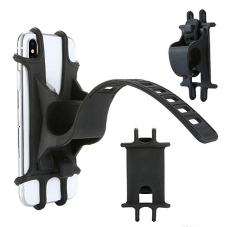

Motorcycle Phone Holder Adjustable Bicycle Phone Mount For iPhone Samsung Universal Mobile Cell Phone Bracket Bike Handlebar Clip Stand GPS, Mixed color