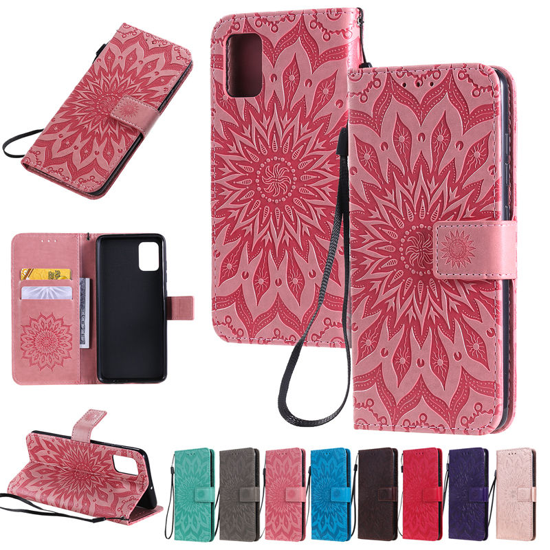 

Flip Leather Case For Samsung Galaxy S20 Plus S20 Ultra Case 3D Flower Wallet Card Cover For Samsung Galaxy A51 A71 Coque, Color 14