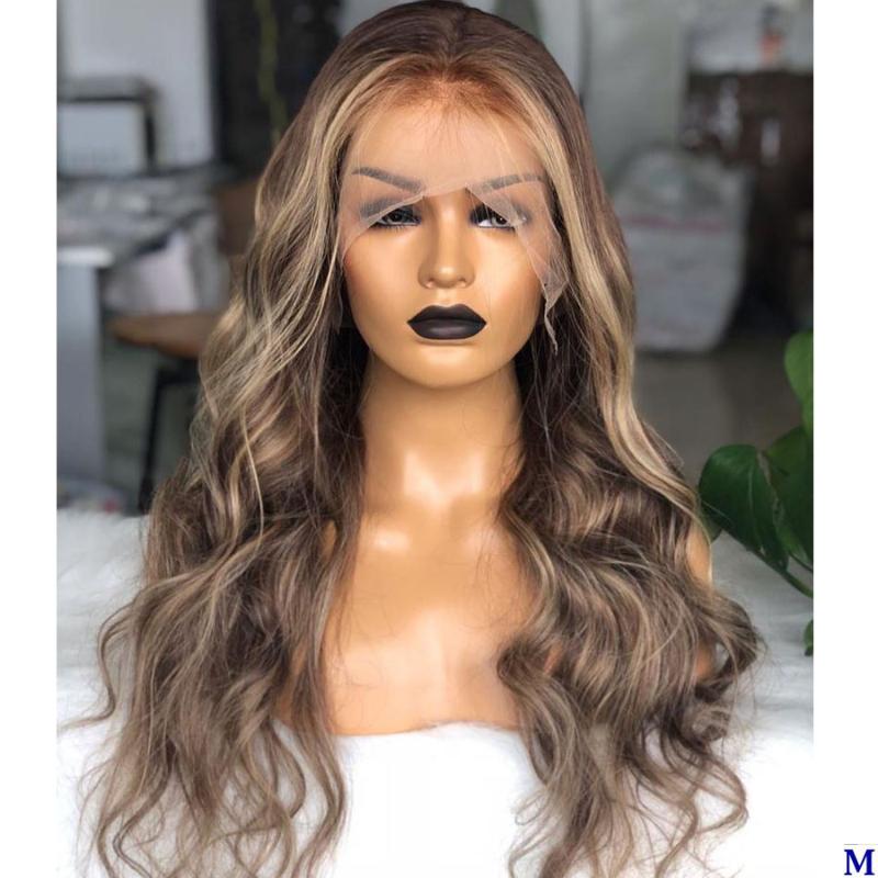 

Peruvian Highlight 13x6 Lace Front Human Hair Wigs with Baby Hair 150Density 4x4 Silk Base Lace Front Wigs Pre Plucked Hairline, 13x3 lace front wig