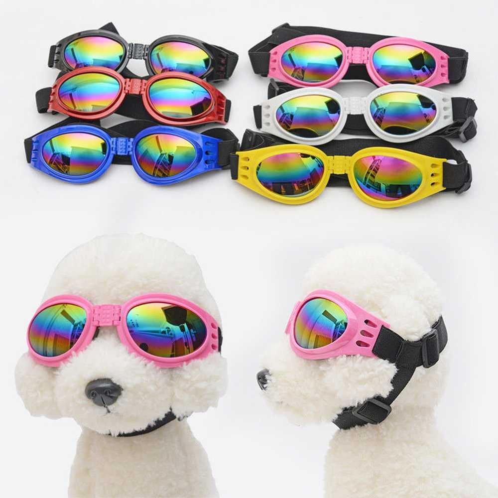 

1 pair SMALL PET DOG Goggles Doggles ILS SUNGLASSES UV Eye Protection