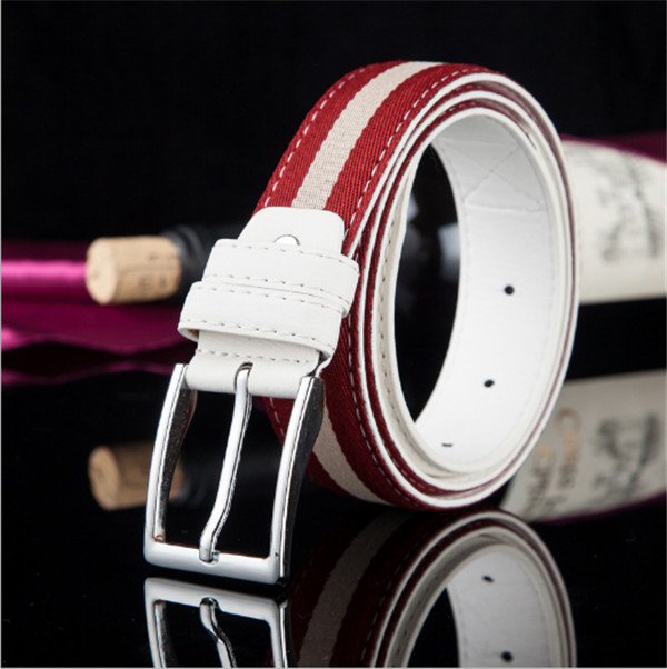 

2019 new Belt casual buckle belt youth men and women general belt taobao trend, Black;brown