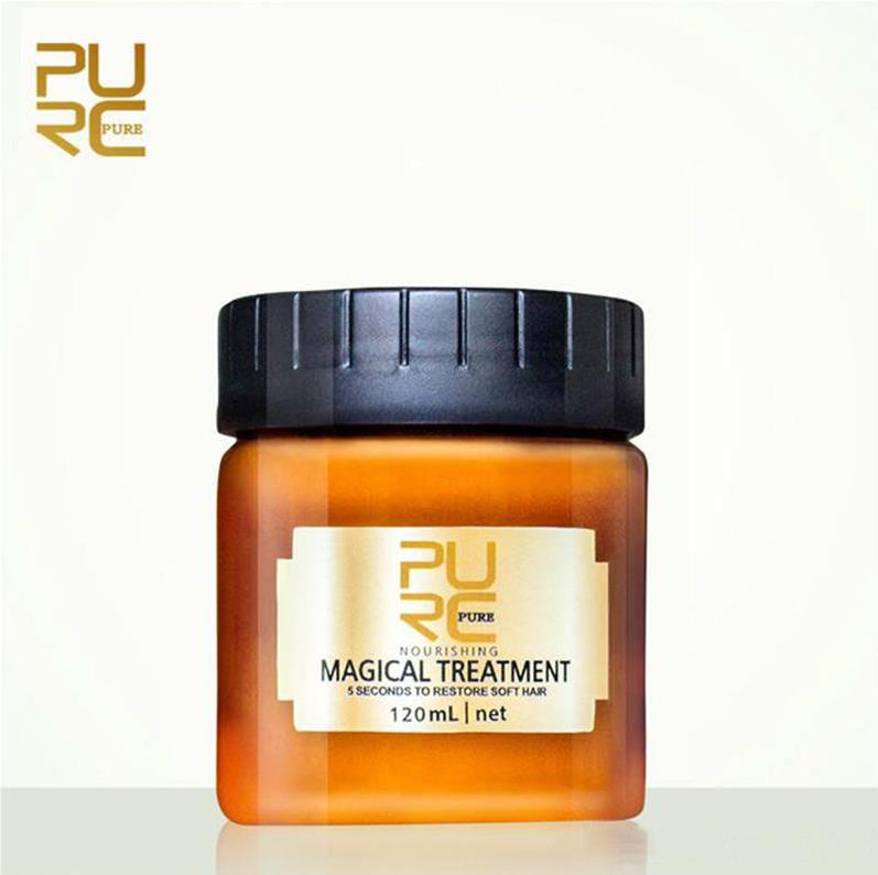 

PURC Magical Treatment Hair Mask 120ml 5 Second Repairs Damage Restore Soft Hairing Essential for All Hair Types Keratin Hairs Scalp Fast Deluivery