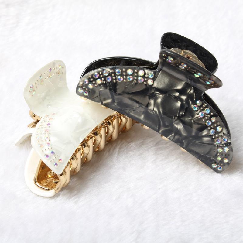 

Medium Faux Shell Hair Clips For Women Hairpin Crab Rhinestone Headband Hair Clamps Clips Accessories