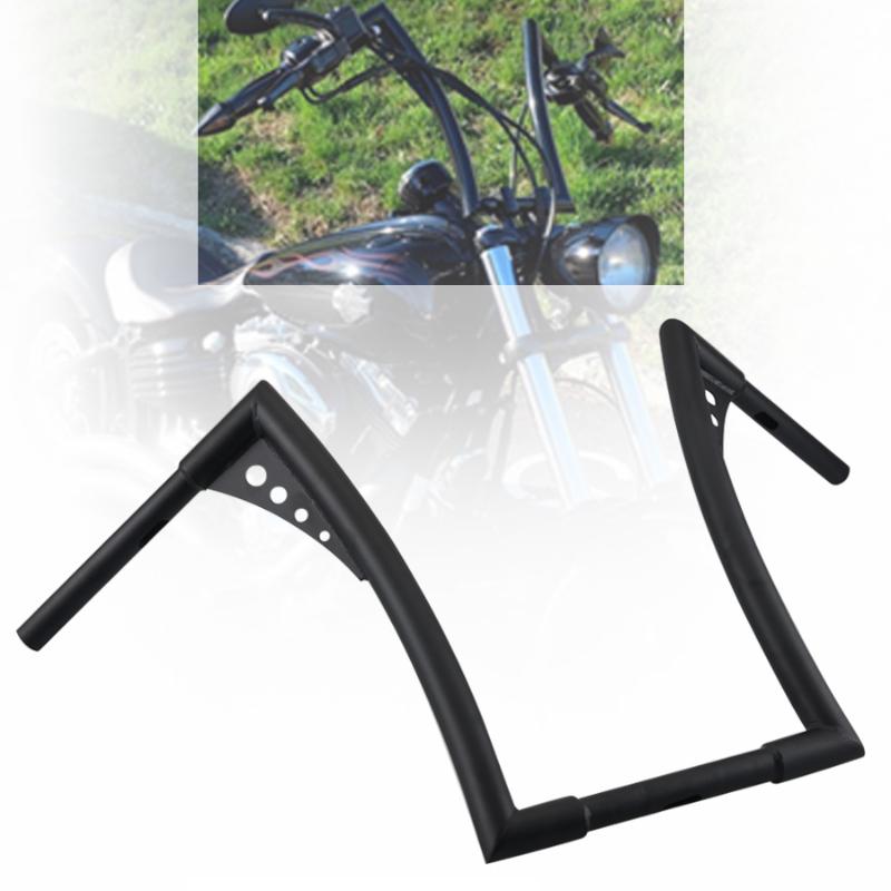 

Motorcycle Vintage 1" Black Chrome 16" Ape Hanger Handlebar For Dyna FLHT FXST Softail FLSTF XL Touring Glides Models