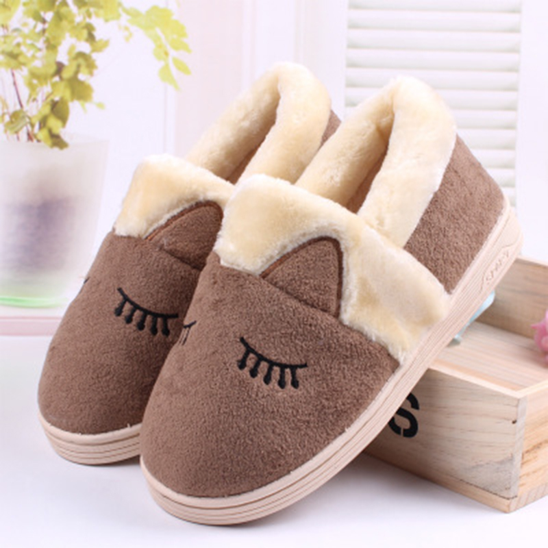 

Autumn Winter New Home Cover Heel Cotton Women Slippers Shoes 2020 New Arrival Platform Warm Women Indoor Shoes Footwear VT1284, Blue