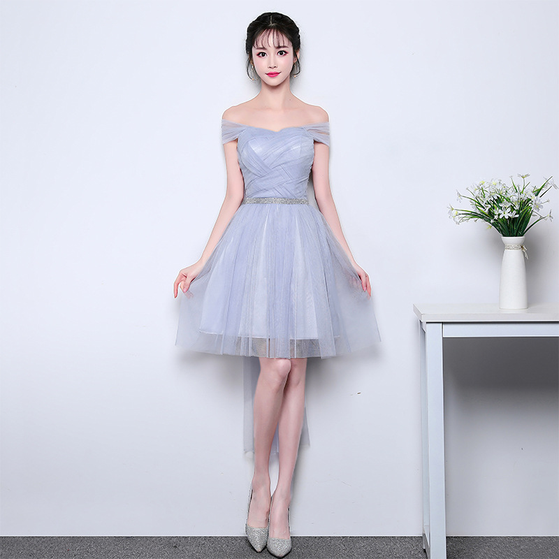 1802 light grey short dress