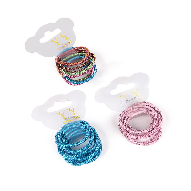 

10pcs Girls Fashion Color Rubber Band Small Elastic Hair Band Children's Ponytail Holder Children's Headband Hair Accessories