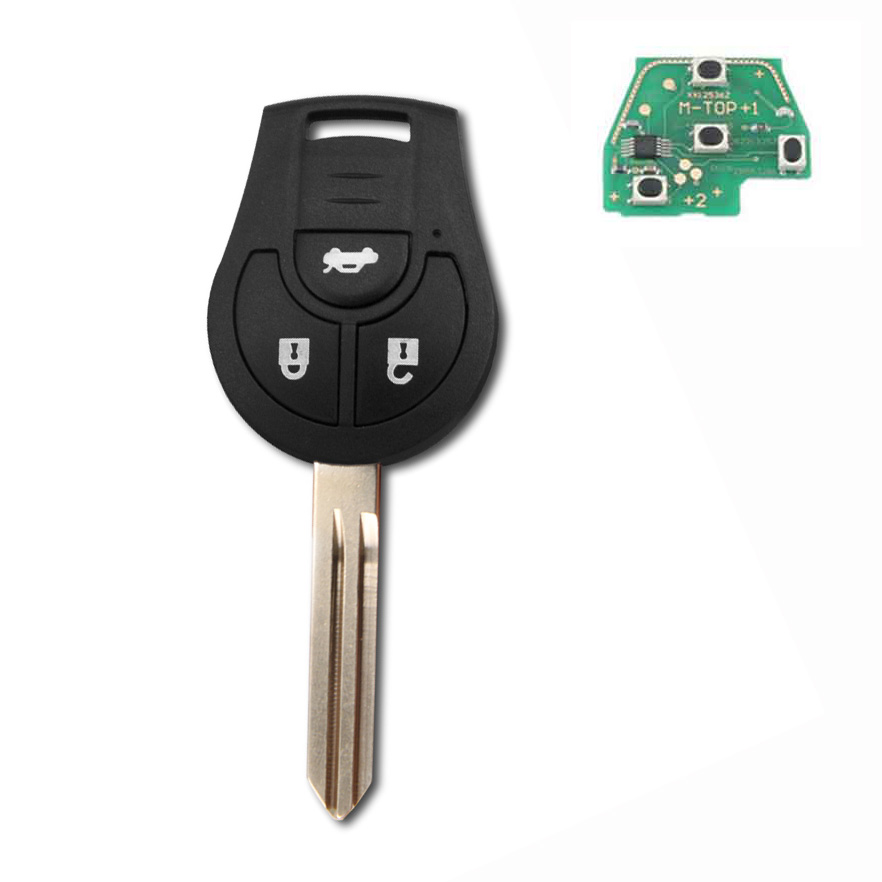3 Button Remote Car Key 433Mhz For Pulse Scala Micra K13 Juke 2010 2011 2012 2013 2014 with 46 Chip CWTWB1U761-image-458102130