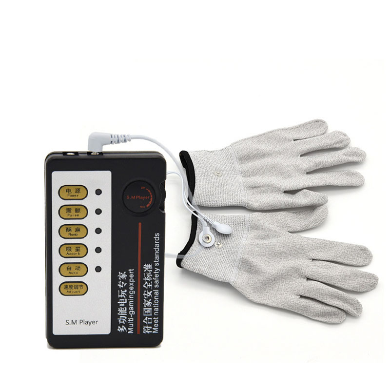 

Conductive Electrode Gloves Tens Machine Pain Relief Body Relax Massager reuse