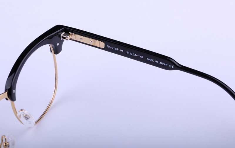 

Wholesale-new york frame tb eyewear optical TB016b reading glass frame flexible spring leg oculos de grau 51mm