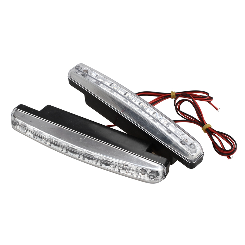 

2 X DRL Daytime Running LED Lights Kit Lamp Front Lights