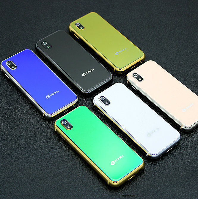 

K-TOUCH I9 Super Smartphone debloque Android 8.1 2GB 16GB Luxury Metal Frame Telefone Face ID WiFi Moviles Smart phone Student 4G Smartphone, White