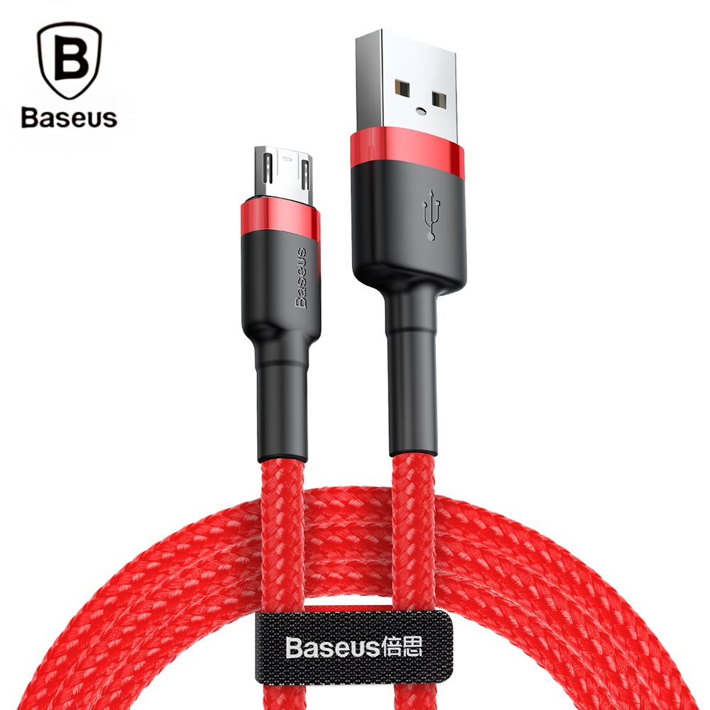 

Baseus Careful Charging Cable Data Transmission Reversible Micro USB 1M, Black
