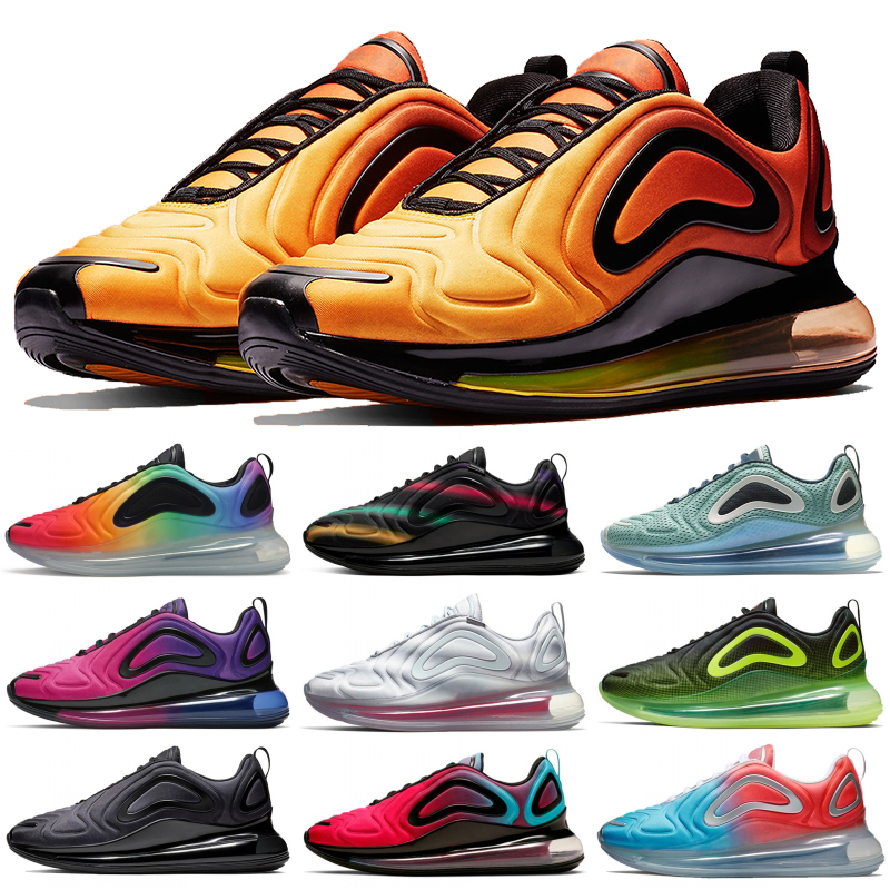 

Hot selling 720OG running shoes unite totale Laser Pink Triple black Metallic Sports Brerthable outdoor men women trainers Sneakers, 11 iridescent