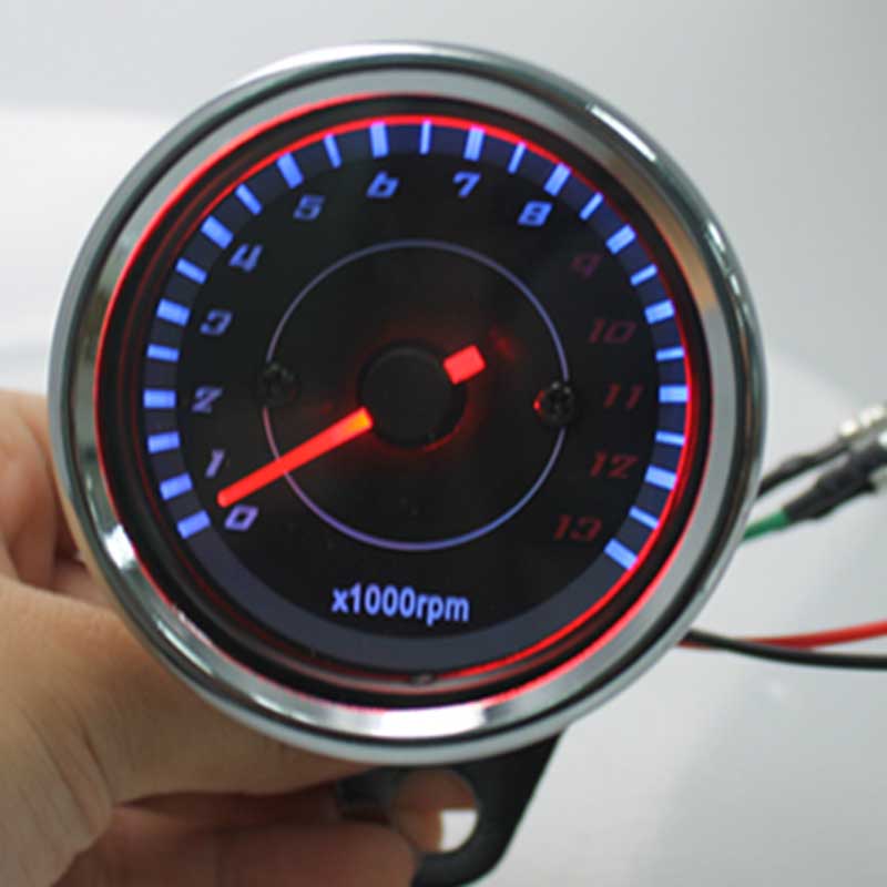 CAR Motorcycle Modified Tachometer Motorcycle Electronic Tachometer Instrument-image-468673956