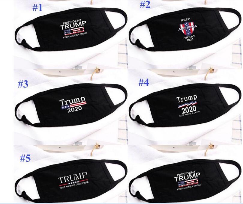 

5 Styles Donald Trump Mask Face Mouth Mask Funny Anti-Dust Cotton USA Woman Men Unisex Fashion Winter Warm Black Washable Mask