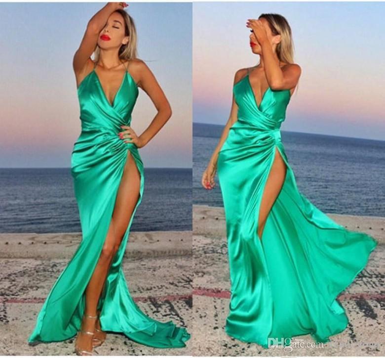 jade green occasion dress
